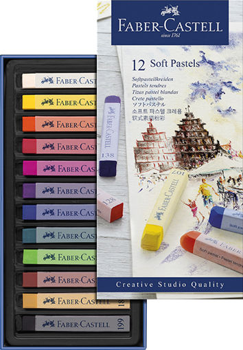 Picture of FABER CASTELL SOFT PASTELS X12
